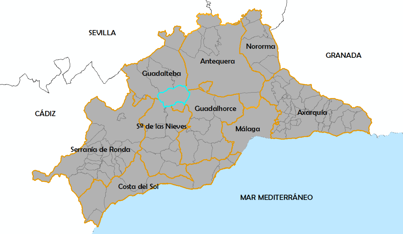 Mapa de ARDALES